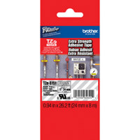 

Brother TZeS151 0.7" Black On Clear Tape with Extra Strength Adhesive (26.2')