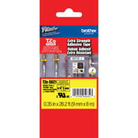 

Brother TZe-S621 0.35"x26.2' Strong Adhesive Labelling Tape for P-Touch Printers, Black on Yellow