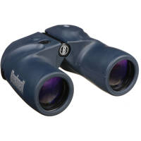 

Bushnell 7x50 Marine Water Proof Porro Prism Binocular with Rangefinder Reticle & Illuminated Compass, with 6.7 Degree Angle of View, U.S.A.