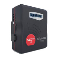 

BlueShape GRANITE MINI 140Wh 9.9Ah Li-Mn Gold-Mount Battery with GRANITE Link for 3-Stud Chargers