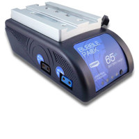 

BlueShape BubblePack 65 Wh Lithium-Ion Battery Pack, 4-LED Gauge, Two Regulated 8.4V or 11.1V P-Tap Outputs