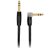 

Boss BCC-30-TRA 30' Stage-Ready 1/4" Straight to Right-Angle TRS Cable