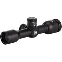 

BSA Optics 4x30 Tactical Weapon Riflescope, Matte Black with Mil-Dot Reticle, Two Multi-Grain Turret Caps, 1" Tube
