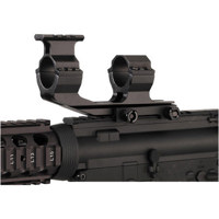 

BSA Optics Tactical Weapon AR1PRM One Piece Picatinny Rail Mount with 30mm Rings with Top Picatinny Mount on Front Ring