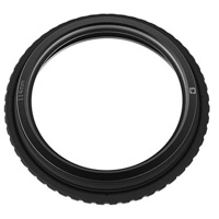 

Bright Tangerine 143 mm Rubber Donut - 114mm with Metal Threaded Ring, Fitted with Retaining Ring for 138mm Round Filters