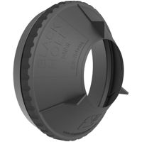 

Bright Tangerine 4.5" Black Hole Mini Rubber Donut for Lenses with 2.3 to 4.5" Diameter, Conical Shape