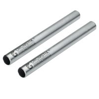 

Bright Tangerine 6" Drumstix 15mm Sterling Titanium Support Rods, Pair