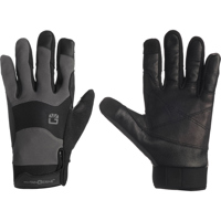 

Bright Tangerine ExoSkin Leather Armour Gloves, Small