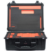 

Bright Tangerine Strummer 6.6"/ 5.65" Peli 1550 case with Custom Cut Foam. Utilising High Density Impact resistance Orange and Black Foam,