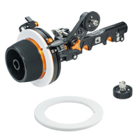 

Bright Tangerine Revolvr Single-Sided Core Follow Focus Kit, Includes Hard Stop Pack, 15mm LWS Core Bridge, Follow Focus Swing Arm