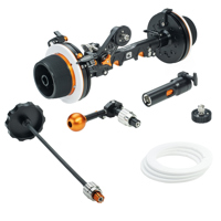 

Bright Tangerine Revolvr Dual-Sided Lightweight Follow Focus Kit, Includes 4D Speed Crank, Handwheel Extension, Hard Stop Pack, 15mm LWS Core Bridge, Marking Disc (Large Handwheel)