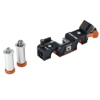 

Bright Tangerine Morrissey 15mm LWS Lens Support with 1/4" and 3/8" Posts