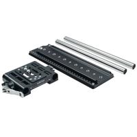 

Bright Tangerine Left Field 19mm Studio Quick Release Bridgeplate Advanced Kit, Includes Drumstix Support Rod & ARRI Standard Dovetail