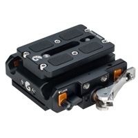

Bright Tangerine Canon C500 Mk II/C200/C700 Left Field QR Baseplate