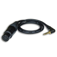 

BeachTek 17.7" BT-MINI XLR5F to Right-Angle 3.5mm TRS Adapter Cable