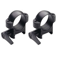 

Burris Optics 420037 Quick Detachable Solid Steel High 1" Riflescope Rings with Matte Black Finish, Fits Weaver Style Bases