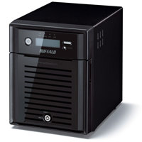 

Buffalo Technology TeraStation 5400DN WSS 4-Drive Bay 12TB (4x 3TB) Desktop NAS for Small/Medium Business, Intel Atom D2550 1.86GHz, 4GB RAM, 3.5" Drive Tray, RAID 0/1/5/JBOD, NAS OS