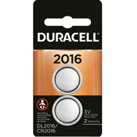 

Duracell DL2016B 3V Lithium Coin Battery for Keyless Entry Systems and other Security and Electronic Devices, 2-Pack