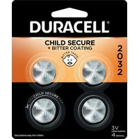 

Duracell CR2032 Coin Cell Lithium Home Medical Battery, 3 Volt (4-pack)