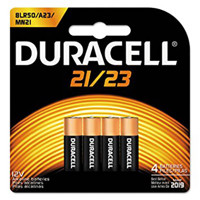 

Duracell A21/A23 12V Alkaline Battery for Watch/Electronic/Keyless Entry, 4-Pack