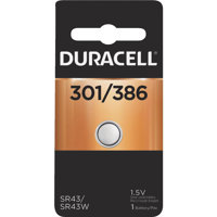 

Duracell D301/386 1.5V Silver Oxide Battery for Watch/Electronic