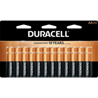 

Duracell CopperTop AA Alkaline Battery, 24-Pack