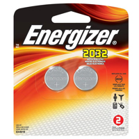 

Energizer 2032BP-2N 2032 3V Lithium Coin Battery for Keyless Entry, Electronic Books and Glucose Monitors, 2-Pack