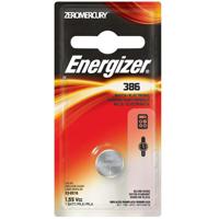 

Energizer 386 1.5V Zero-Mercury Silver Oxide Battery for Watches, Toys, Glucose Monitors and Calculators