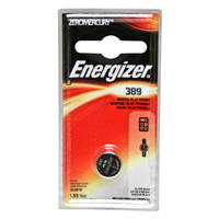 

Energizer 389 1.5V Zero-Mercury Silver Oxide Battery for Watches, Toys, Glucose Monitors and Calculators