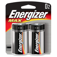 

Energizer MAX D Alkaline Battery for Calculators, Pencil Sharpeners, Cameras, Flashlights, Portable Tape Recorders, Smoke Detectors, Toys & Radios, 2-Pack