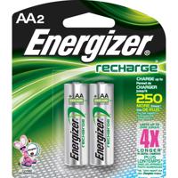 

Energizer AA 1.2V 2300mAh Rechargeable NiMH Battery, 2-Pack