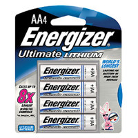 

Energizer AA 1.5V Ultimate Lithium Battery, 4-Pack