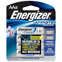 

Energizer AA Ultimate Lithium Battery, 8-Pack