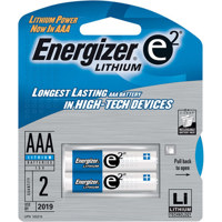 

Energizer AAA 1.5V Ultimate Lithium Battery, 2-Pack