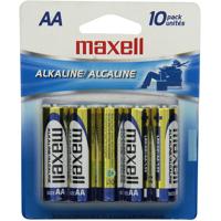 

Maxell AA 1.5V Alkaline Battery, 10-Pack