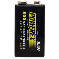 

Maha Powerex Precharged 8.4V 300mAh Low Self-Discharge Rechargeable NiMH Battery