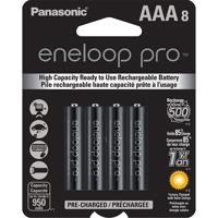 

Panasonic Eneloop Pro AAA 950mAh Rechargeable NiMH Battery, 500 Recharge Cycles, 8-Pack