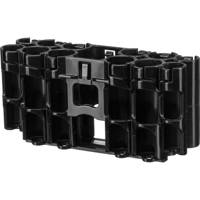 

PowerPax Storacell by "A9" Pack Battery Caddy, Black - Holds 8 "AA" Batteries, 4 "AAA", and 1 9V Battery