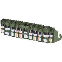 

PowerPax Storacell by "Original" Battery Caddy, Military Green - Holds 12 "AA" Batteries, 4 "AAA",2 "C", and 1 "9V" Battery