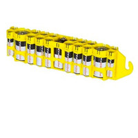 

PowerPax Storacell by "Original" Battery Caddy, Yellow - Holds 12 "AA" Batteries, 4 "AAA",2 "C", and 1 "9V" Battery