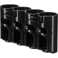 

PowerPax Storacell by Slim Line Battery "CR123" Battery Caddy, Black - Holds 4 "CR123" Batteries