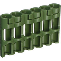 

PowerPax Storacell by Slim Line "AAA" Battery Caddy, Military Green - Holds 6 "AAA" Batteries