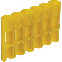 

PowerPax Storacell by Slim Line "AAA" Battery Caddy, Yellow - Holds 6 "AAA" Batteries