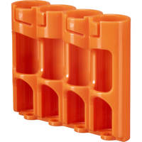 

PowerPax Storacell by Slim Line "AA Battery Caddy, Orange - Holds 4 "AA" Batteries