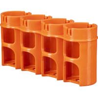 

PowerPax Storacell by Slim Line "C4" Battery Caddy, Orange - Holds 4 "C" Batteries