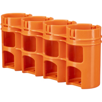 

PowerPax Storacell by Slim Line "D4" Battery Caddy, Orange - Holds 4 "D" Batteries