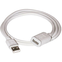 

C2G 2m (6.56') USB 2.0 A Male to A Female Extension Cable, White