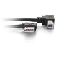 

C2G 3m (9.84') USB 2.0 Right Angle A/B Cable, Black