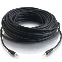 

C2G 35'/10.66 m CMG-Rated 3.5mm Stereo Audio Cable with Low Profile Connectors