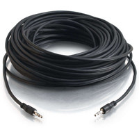 

C2G 50'/15.24m CMG-Rated 3.5mm Stereo Audio Cable with Low Profile Connectors